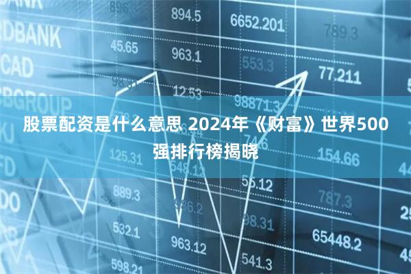 股票配资是什么意思 2024年《财富》世界500强排行榜揭晓